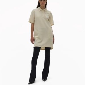 NWT: WAFFLE-KNIT POLO DRESS